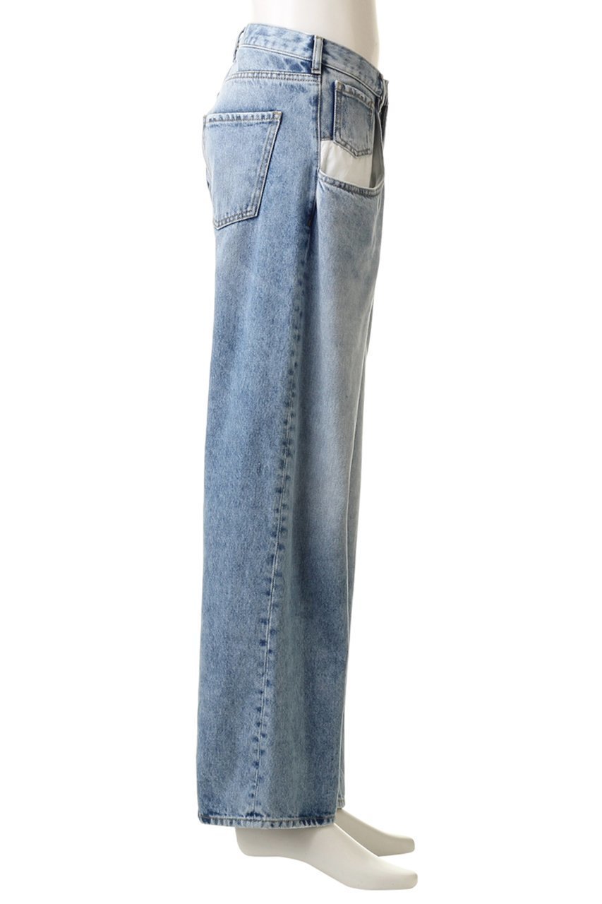 【メゾン マルジェラ/MAISON MARGIELA / MEN】の【MEN】ストレートジーンズ コントラストポケット付き 大人の最旬トレンドファッション＆コーディネート founy(ファウニー) 　ファッション　Fashion　メンズファッション　Fashion for Men　ボトムス　Bottoms　デニムパンツ・ジーンズ　Denim Pants　ジーンズ　Jeans, Denim Pants　ストレート　Straight, Straight Cut　デニム　Denim, Jeans Material　ベーシック　Basic, Essential　ポケット　Pocket, Pocket Detail　ロング　Long, Long-Length　定番　Standard, Basic Item　other-3|ID: prp329100003449946 ipo3291000000036864681
