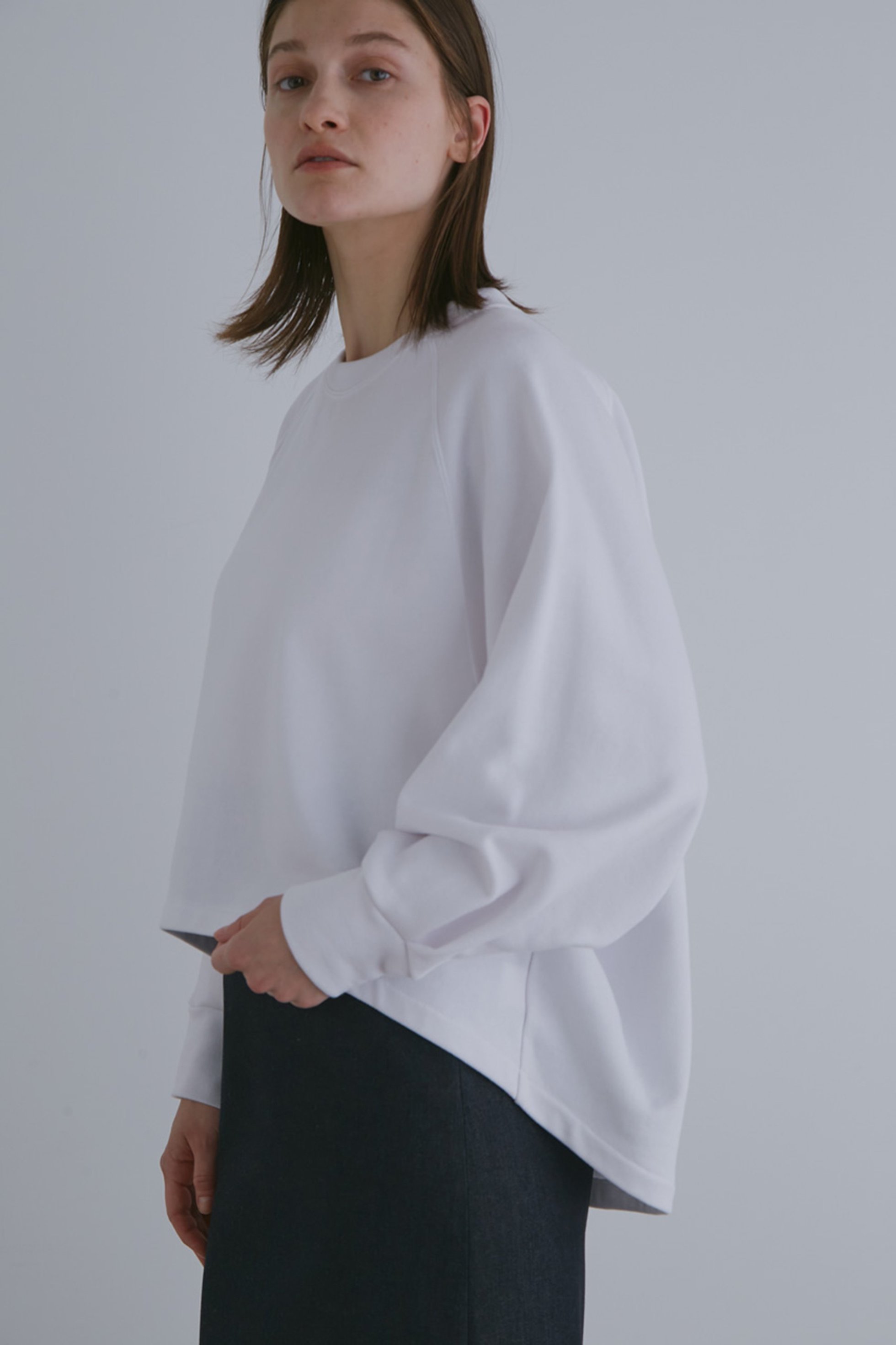 【ル フィル/LE PHIL】のコンパクト裏毛ショートプルオーバー 人気、トレンドファッション・服の通販 founy(ファニー) 　ファッション　Fashion　レディースファッション　Fashion for Women　トップス・カットソー　Cut & Sew Tops　シャツ・ブラウス・オフィスカジュアル　Elegant Blouses & Button-Ups　レディースパーカー・カジュアルフーディー　Casual Hoodies & Sweatshirts　ロングTシャツ・Tシャツ　Longline T-Shirts & Tees　カジュアルプルオーバー・ニットトップス　Pullovers & Knit Tops / Casual Pullovers　スウェット・クルーネックトップス　Sweatshirts & Crewnecks / Relaxed Fit Sweat Tops　カットソー・ベーシックTシャツ　Cut-and-Sewn Tops / Stretch Tees & Basics　コンパクト　Compact, Small Size　ショート　Short, Short Length　バランス　Balance, Style Balance　パターン　Pattern, Design Print　フォルム　Silhouette, Form　ベーシック　Basic, Essential　other-3|ID: prp329100003449975 ipo3291000000034121595