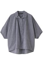 【ミズイロ インド/mizuiro ind】のgather dolman shirt シャツ gray|ID:prp329100003450091