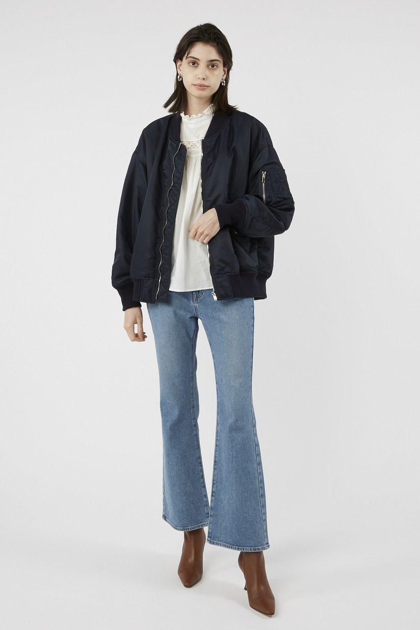 【コルピエロ/Col Pierrot】の【ELLE SHOP 限定】MA-1 人気、トレンドファッション・服の通販 founy(ファニー) 　ファッション　Fashion　レディースファッション　Fashion for Women　アウター　Coat / Outerwear Collection　レディースジャケット・軽アウター　Jackets　ブルゾンジャケット・スポーティアウター　Blouson Jackets　MA-1ジャケット　MA-1 Bomber Jackets / Flight Jackets　ジャケット　Jacket, Outerwear　ブルゾン　Blouson, Bomber Jacket　ロング　Long, Long-Length　別注　Limited Edition, Custom Order　秋　Autumn　other-8|ID: prp329100003453488 ipo3291000000032958457