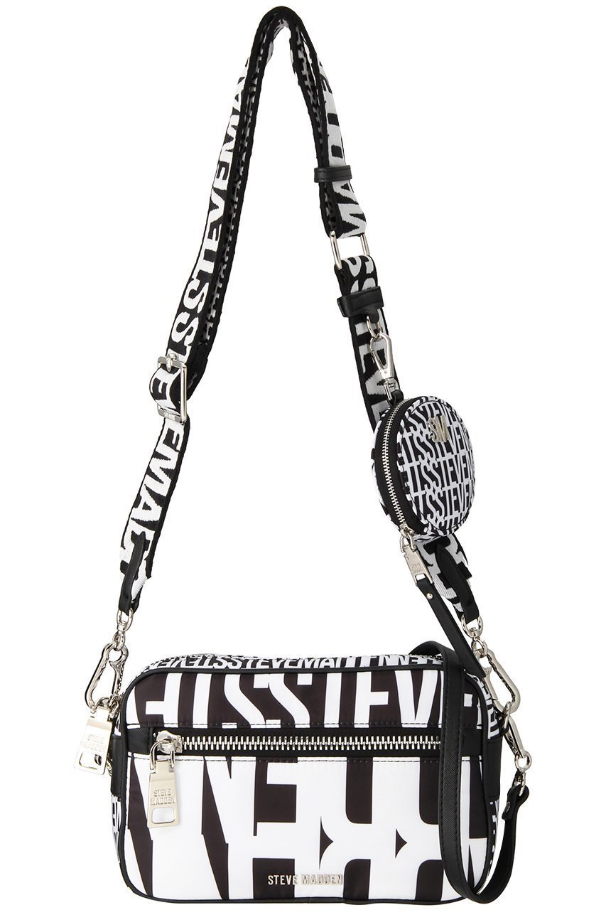 【スティーブマデン/STEVE MADDEN】のBVADES マルチケース付きスクエアショルダーバッグ インテリア・キッズ・メンズ・レディースファッション・服の通販 founy(ファニー) 　ファッション　Fashion　レディースファッション　Fashion for Women　バッグ　Bags　コンパクト　Compact, Small Size　スクエア　Square, Square Shape　フォルム　Silhouette, Form　ポケット　Pocket, Pocket Detail　ブラック|ID: prp329100003455374 ipo3291000000035053811