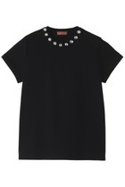 【アミカ/AMICA】のクリスタルTシャツ ブラック|ID:prp329100003455385