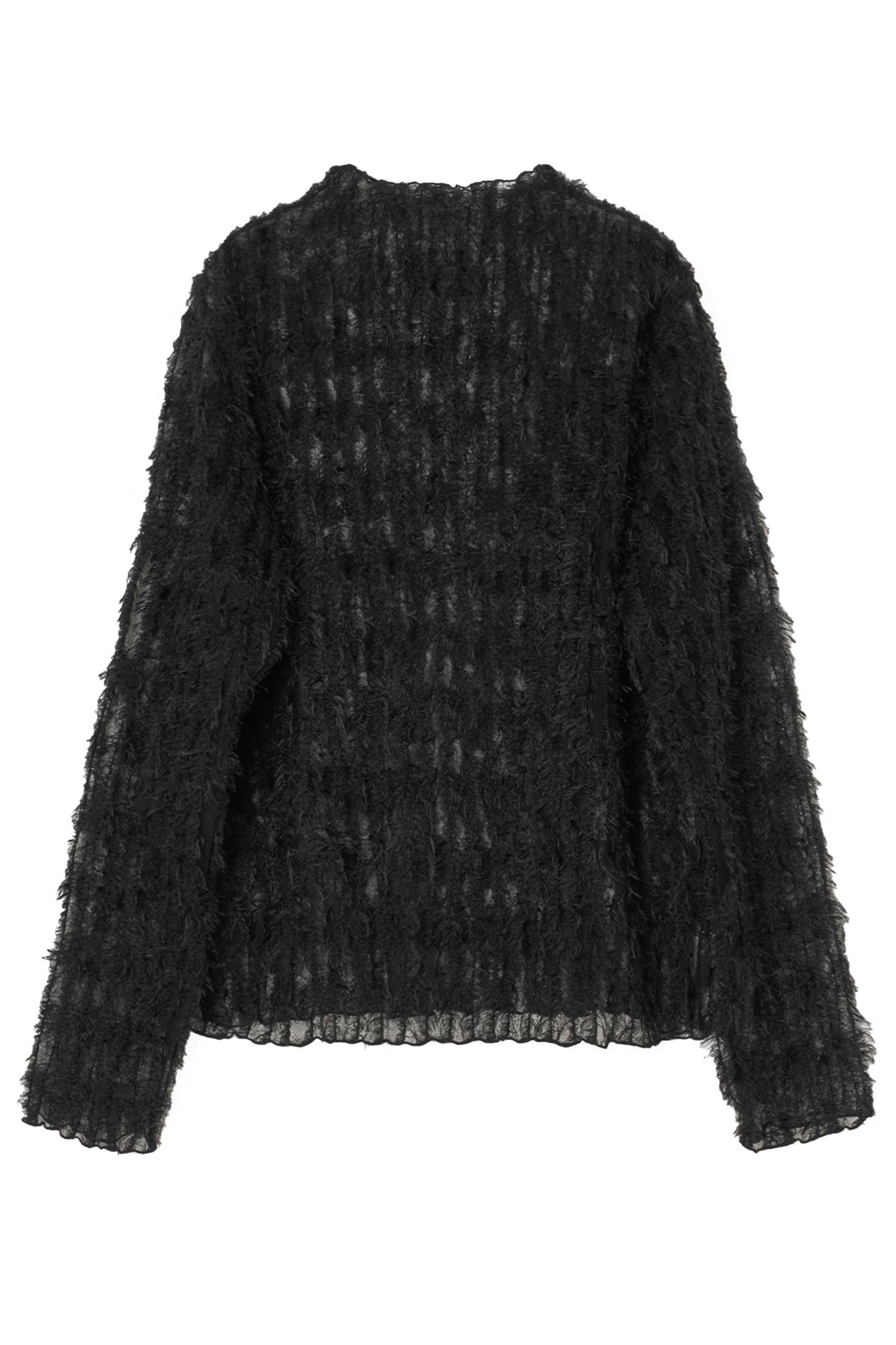 【アナイ/ANAYI】のフェザーチュールモックネック プルオーバー 人気、トレンドファッション・服の通販 founy(ファニー) 　ファッション　Fashion　レディースファッション　Fashion for Women　トップス・カットソー　Cut & Sew Tops　シャツ・ブラウス・オフィスカジュアル　Elegant Blouses & Button-Ups　ロングTシャツ・Tシャツ　Longline T-Shirts & Tees　カジュアルプルオーバー・ニットトップス　Pullovers & Knit Tops / Casual Pullovers　カットソー・ベーシックTシャツ　Cut-and-Sewn Tops / Stretch Tees & Basics　インナー　Innerwear　エレガント 上品　Elegant　カットソー　Cut and Sewn Top　シアー　Sheer, See-Through　スリーブ　Sleeve, Long Sleeve / Short Sleeve　モックネック　Mock Neck, Short Turtleneck　ロング　Long, Long-Length　other-2|ID: prp329100003456638 ipo3291000000032848665