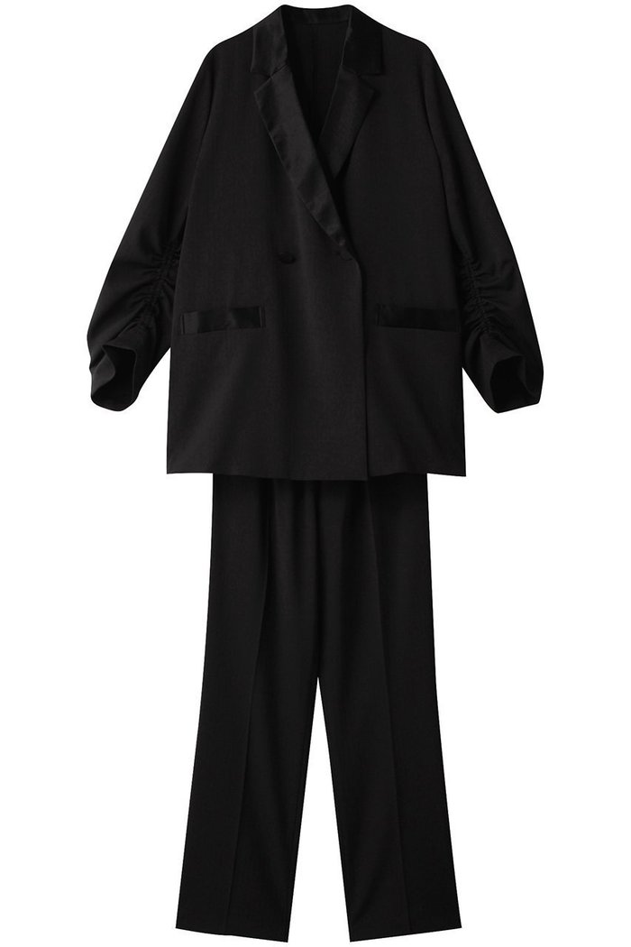 【リムアーク/RIM.ARK】のDress up set/セットアップ インテリア・キッズ・メンズ・レディースファッション・服の通販 founy(ファニー) https://founy.com/ ファッション Fashion レディースファッション Fashion for Women アウター Coat / Outerwear Collection レディースジャケット・軽アウター Jackets ワンピース Dresses フォーマル・パーティードレス・結婚式用ドレス Elegant & Casual Dresses おすすめ Recommended / Our Picks サテン Satin, Glossy Fabric シャーリング Shirring, Ruched ジャケット Jacket, Outerwear ストライプ Stripe, Striped Pattern セットアップ Set-Up, Coordinated Outfit フェイス Face, Facial Design ポケット Pocket, Pocket Detail リラックス Relax, Relaxed Fit エレガント 上品 Elegant |ID: prp329100003456720 ipo3291000000035490993