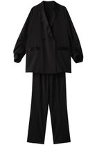 【リムアーク/RIM.ARK】のDress up set/セットアップ 人気、トレンドファッション・服の通販 founy(ファニー) ファッション Fashion レディースファッション Fashion for Women アウター Coat / Outerwear Collection レディースジャケット・軽アウター Jackets ワンピース Dresses フォーマル・パーティードレス・結婚式用ドレス Elegant & Casual Dresses おすすめ Recommended / Our Picks サテン Satin, Glossy Fabric シャーリング Shirring, Ruched ジャケット Jacket, Outerwear ストライプ Stripe, Striped Pattern セットアップ Set-Up, Coordinated Outfit フェイス Face, Facial Design ポケット Pocket, Pocket Detail リラックス Relax, Relaxed Fit エレガント 上品 Elegant thumbnail ブラック|ID: prp329100003456720 ipo3291000000035490994