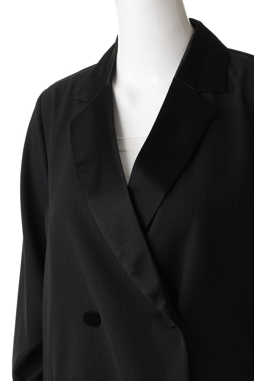 【リムアーク/RIM.ARK】のDress up set/セットアップ 大人の最旬トレンドファッション＆コーディネート founy(ファウニー) 　ファッション　Fashion　レディースファッション　Fashion for Women　アウター　Coat / Outerwear Collection　レディースジャケット・軽アウター　Jackets　ワンピース　Dresses　フォーマル・パーティードレス・結婚式用ドレス　Elegant & Casual Dresses　おすすめ　Recommended / Our Picks　サテン　Satin, Glossy Fabric　シャーリング　Shirring, Ruched　ジャケット　Jacket, Outerwear　ストライプ　Stripe, Striped Pattern　セットアップ　Set-Up, Coordinated Outfit　フェイス　Face, Facial Design　ポケット　Pocket, Pocket Detail　リラックス　Relax, Relaxed Fit　エレガント 上品　Elegant　other-5|ID: prp329100003456720 ipo3291000000036797364