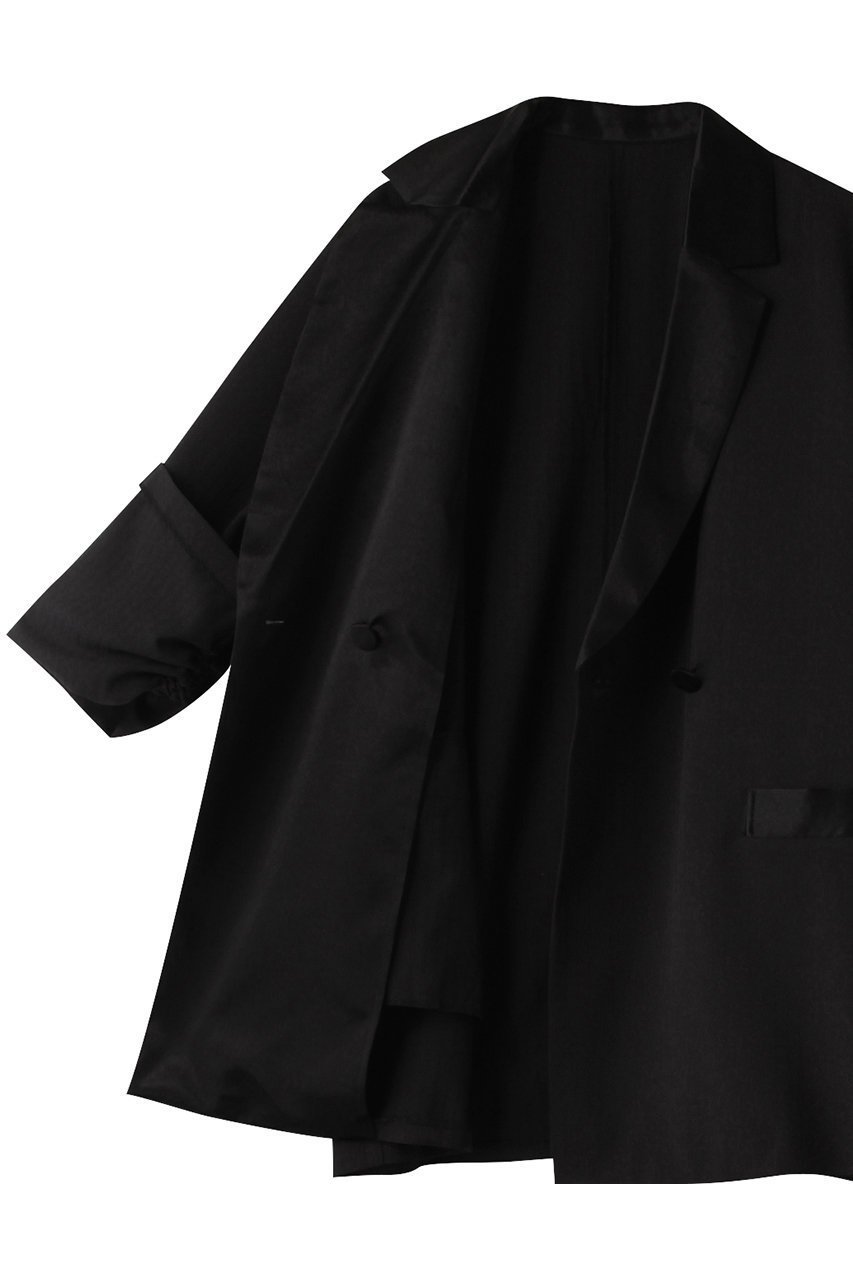 【リムアーク/RIM.ARK】のDress up set/セットアップ 大人の最旬トレンドファッション＆コーディネート founy(ファウニー) 　ファッション　Fashion　レディースファッション　Fashion for Women　アウター　Coat / Outerwear Collection　レディースジャケット・軽アウター　Jackets　ワンピース　Dresses　フォーマル・パーティードレス・結婚式用ドレス　Elegant & Casual Dresses　おすすめ　Recommended / Our Picks　サテン　Satin, Glossy Fabric　シャーリング　Shirring, Ruched　ジャケット　Jacket, Outerwear　ストライプ　Stripe, Striped Pattern　セットアップ　Set-Up, Coordinated Outfit　フェイス　Face, Facial Design　ポケット　Pocket, Pocket Detail　リラックス　Relax, Relaxed Fit　エレガント 上品　Elegant　other-8|ID: prp329100003456720 ipo3291000000036797367