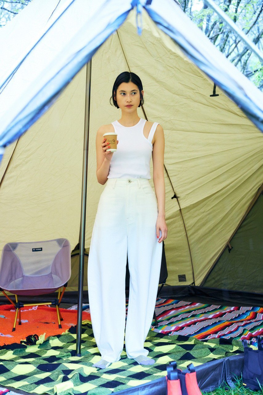 【ナゴンスタンス/nagonstans】のU カーブデニム TR/トラウザー・パンツ 人気、トレンドファッション・服の通販 founy(ファニー) ファッション Fashion レディースファッション Fashion for Women パンツ Pants & Trousers タンク Tank Top, Sleeveless Top デニム Denim, Jeans Material 夏 Summer 定番 Standard, Basic Item 秋 Autumn other-6|ID: prp329100003456734 ipo3291000000036010802