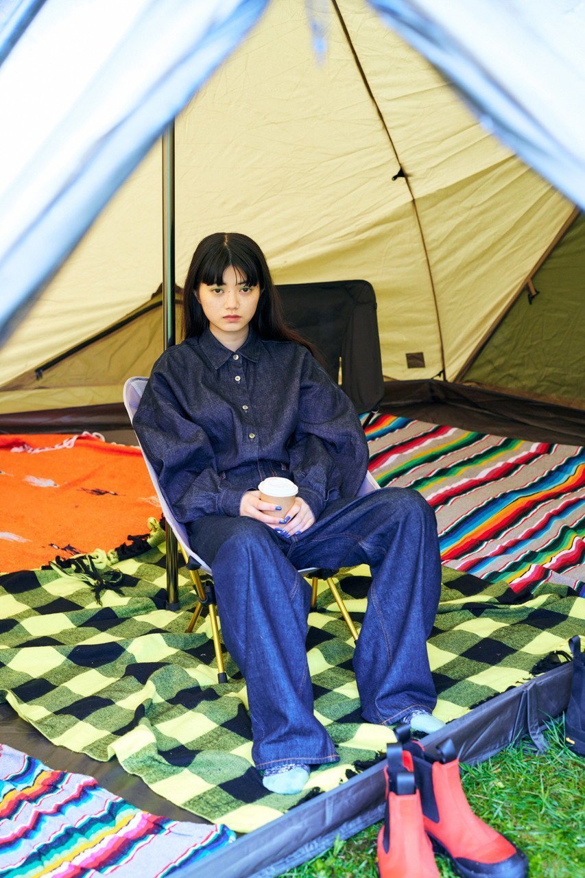 【ナゴンスタンス/nagonstans】のW ラウンドスリーブ SH/シャツ 人気、トレンドファッション・服の通販 founy(ファニー) 　ファッション　Fashion　レディースファッション　Fashion for Women　トップス・カットソー　Cut & Sew Tops　シャツ・ブラウス・オフィスカジュアル　Elegant Blouses & Button-Ups　おすすめ　Recommended / Our Picks　シェイプ　Shape, Slim Fit　スリーブ　Sleeve, Long Sleeve / Short Sleeve　セットアップ　Set-Up, Coordinated Outfit　デニム　Denim, Jeans Material　ボトム　Bottoms, Lower Wear　ラウンド　Round, Round Neck　ロング　Long, Long-Length　other-6|ID: prp329100003456736 ipo3291000000036842740