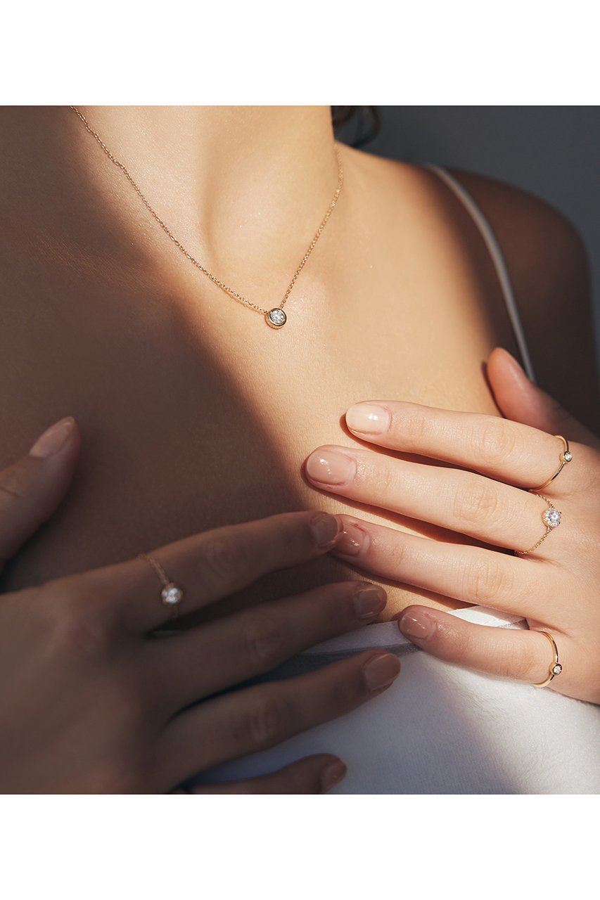 【プラス ヴァンドーム/Plus Vendome】のLAB K10 モアッサナイト ネックレス 人気、トレンドファッション・服の通販 founy(ファニー) 　ファッション　Fashion　レディースファッション　Fashion for Women　ジュエリー　Jewelry　ネックレス　Necklaces & Pendants　チェーン　Chain, Chain Strap　ネックレス　Necklace, Pendant Necklace　other-2|ID: prp329100003456784 ipo3291000000035743136