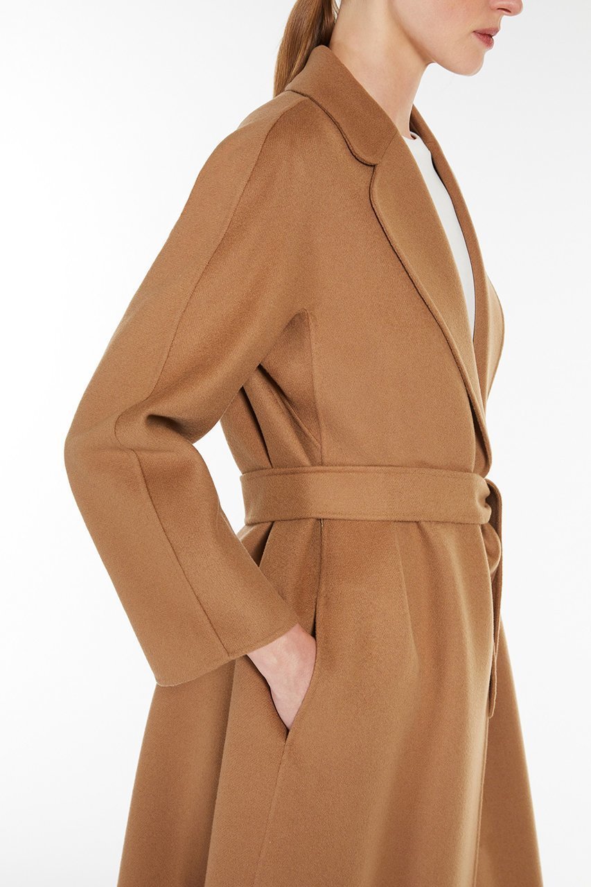 【マックスマーラ/Max Mara】の【 S Max Mara】ESTURIA ヴァージンウールラップ ロングコート 人気、トレンドファッション・服の通販 founy(ファニー) 　ファッション　Fashion　レディースファッション　Fashion for Women　アウター　Coat / Outerwear Collection　コート・ロングコート・ピーコート　Long Coats, Peacoats & More　なめらか　Smooth, Silky Texture　シンプル　Simple, Minimal　ラップ　Wrap, Wrap Design　ロング　Long, Long-Length　エレガント 上品　Elegant　A/W・秋冬　Autumn/Winter　other-8|ID: prp329100003458350 ipo3291000000032919967