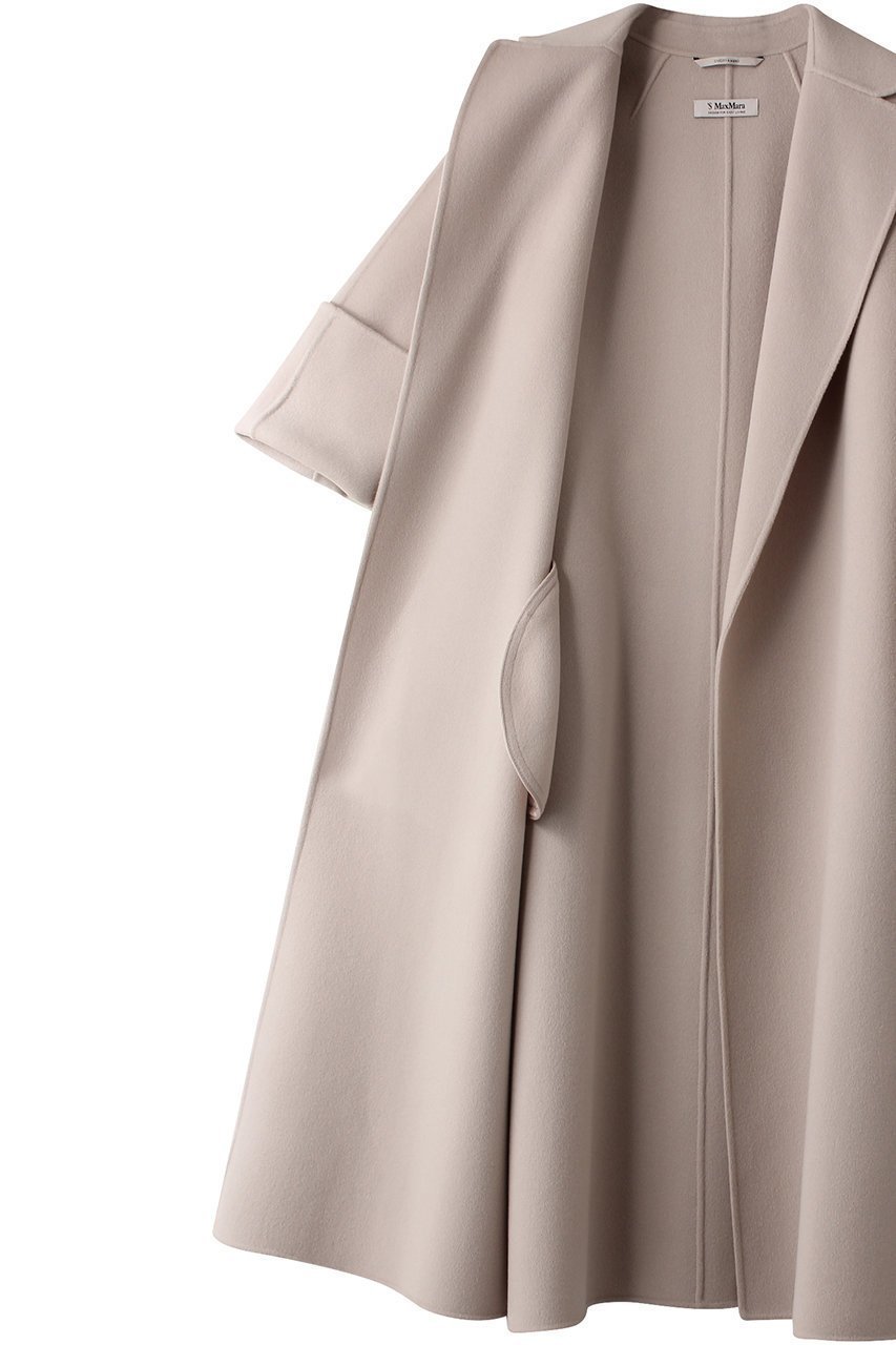 【マックスマーラ/Max Mara】の【 S Max Mara】ESTURIA ヴァージンウールラップ ロングコート 人気、トレンドファッション・服の通販 founy(ファニー) 　ファッション　Fashion　レディースファッション　Fashion for Women　アウター　Coat / Outerwear Collection　コート・ロングコート・ピーコート　Long Coats, Peacoats & More　なめらか　Smooth, Silky Texture　シンプル　Simple, Minimal　ラップ　Wrap, Wrap Design　ロング　Long, Long-Length　エレガント 上品　Elegant　A/W・秋冬　Autumn/Winter　other-6|ID: prp329100003458350 ipo3291000000036222242