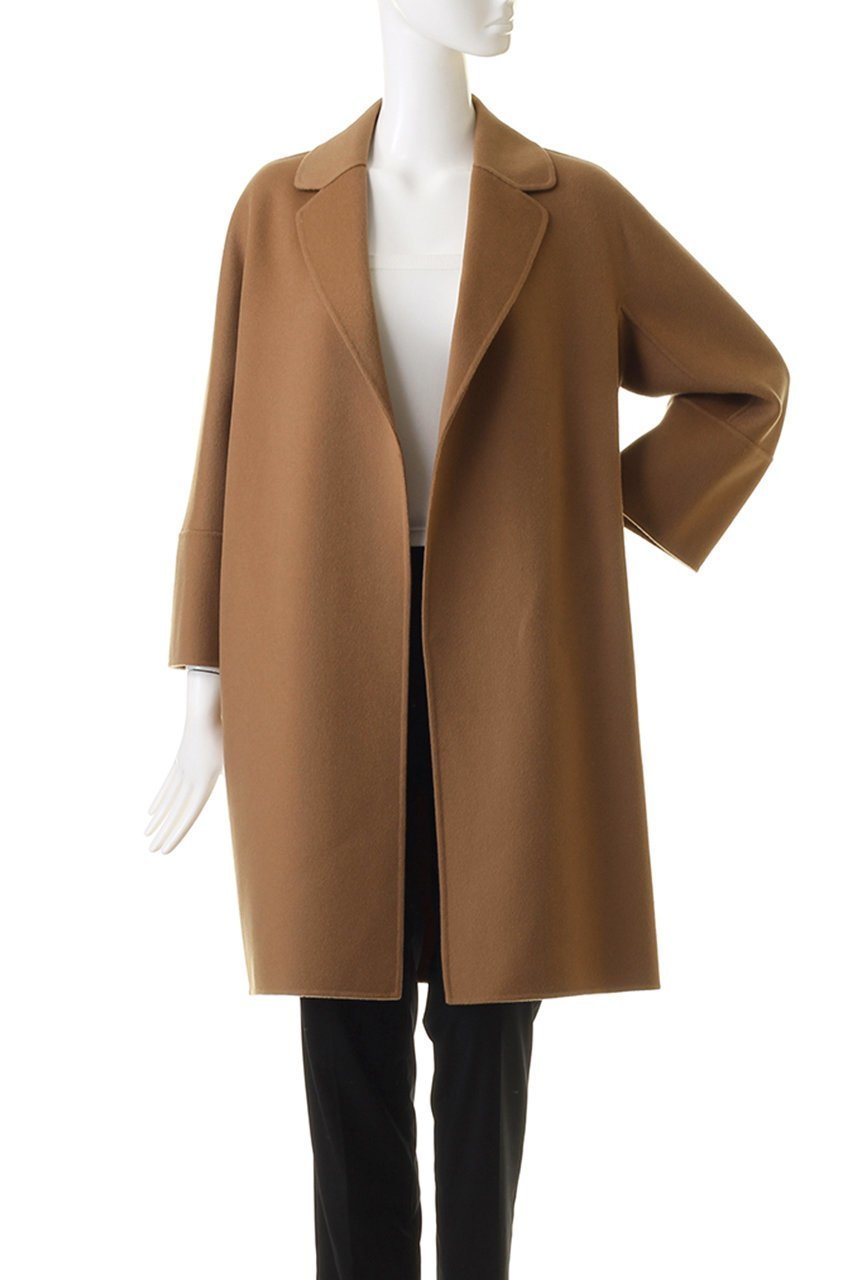 【マックスマーラ/Max Mara】の【 S Max Mara】ARONA ヴァージンウール ミディアム ラップコート 人気、トレンドファッション・服の通販 founy(ファニー) 　ファッション　Fashion　レディースファッション　Fashion for Women　アウター　Coat / Outerwear Collection　コート・ロングコート・ピーコート　Long Coats, Peacoats & More　シンプル　Simple, Minimal　ラップ　Wrap, Wrap Design　ロング　Long, Long-Length　エレガント 上品　Elegant　人気　Popular, Best Seller　other-7|ID: prp329100003458351 ipo3291000000036060568