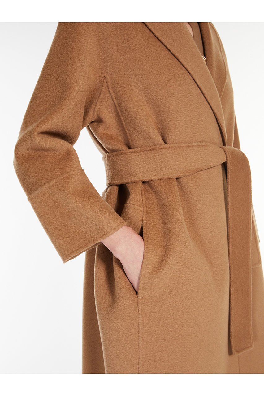 【マックスマーラ/Max Mara】の【 S Max Mara】ARONA ヴァージンウール ミディアム ラップコート 人気、トレンドファッション・服の通販 founy(ファニー) 　ファッション　Fashion　レディースファッション　Fashion for Women　アウター　Coat / Outerwear Collection　コート・ロングコート・ピーコート　Long Coats, Peacoats & More　シンプル　Simple, Minimal　ラップ　Wrap, Wrap Design　ロング　Long, Long-Length　エレガント 上品　Elegant　人気　Popular, Best Seller　other-8|ID: prp329100003458351 ipo3291000000036060569