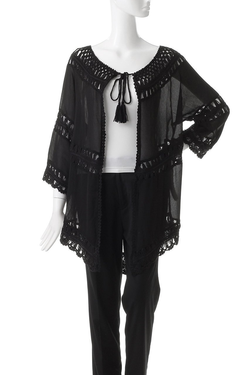 【レイール/Reir】の【San-ai Resort】クロシェパーツ羽織り 人気、トレンドファッション・服の通販 founy(ファニー) 　ファッション　Fashion　レディースファッション　Fashion for Women　アウター　Coat / Outerwear Collection　スポーツウェア　Functional & Stylish Sportswear　スポーツ アウター　Sports Outerwear / Running Jacket / Windbreaker　水着　Swimwear　おすすめ　Recommended / Our Picks　スポーツ　Sports, Activewear　トレンド　Trend, Trending Now　リゾート　Resort, Vacation Style　エレガント 上品　Elegant　今季　This Season, Current Season　手編み　Hand-Knitted, Handmade Knit　水着　Swimsuit, Swimwear　羽織　Haori, Light Jacket　other-2|ID: prp329100003458398 ipo3291000000034796603