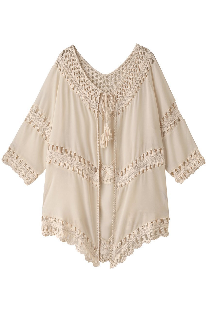 【レイール/Reir】の【San-ai Resort】クロシェパーツ羽織り インテリア・キッズ・メンズ・レディースファッション・服の通販 founy(ファニー) 　ファッション　Fashion　レディースファッション　Fashion for Women　アウター　Coat / Outerwear Collection　スポーツウェア　Functional & Stylish Sportswear　スポーツ アウター　Sports Outerwear / Running Jacket / Windbreaker　水着　Swimwear　おすすめ　Recommended / Our Picks　スポーツ　Sports, Activewear　トレンド　Trend, Trending Now　リゾート　Resort, Vacation Style　エレガント 上品　Elegant　今季　This Season, Current Season　手編み　Hand-Knitted, Handmade Knit　水着　Swimsuit, Swimwear　羽織　Haori, Light Jacket　ベージュ|ID: prp329100003458398 ipo3291000000035681097