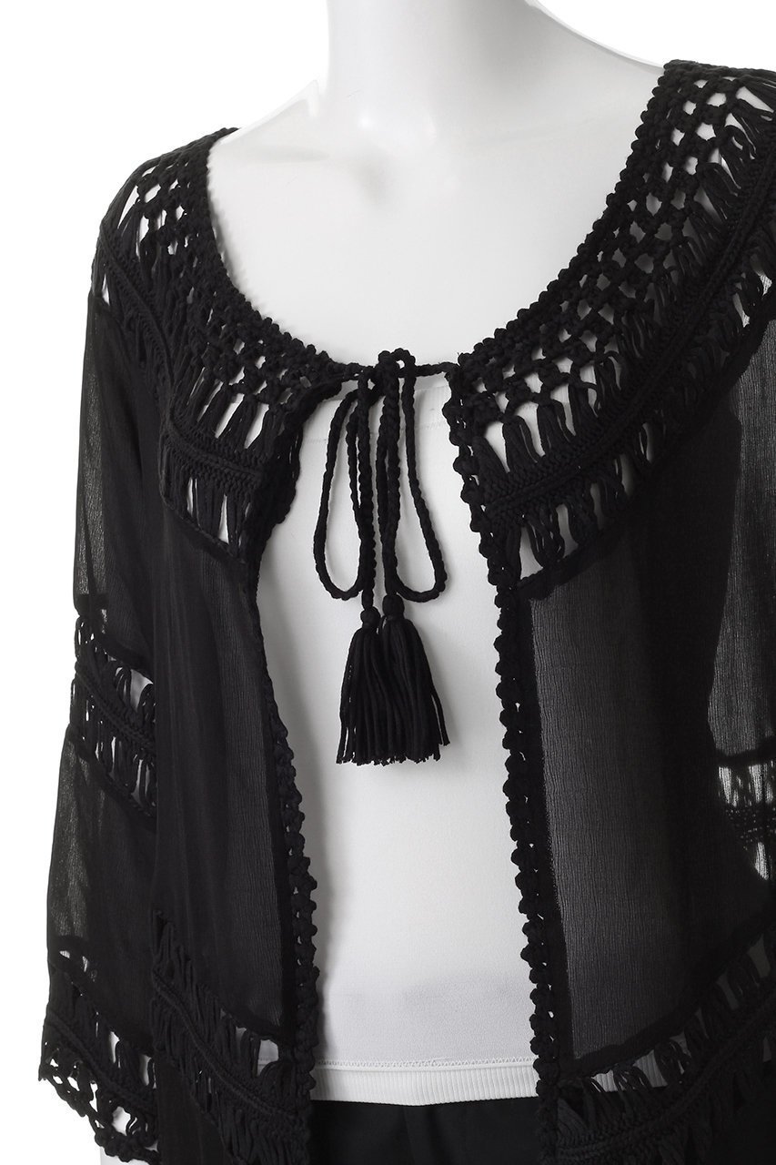 【レイール/Reir】の【San-ai Resort】クロシェパーツ羽織り 人気、トレンドファッション・服の通販 founy(ファニー) 　ファッション　Fashion　レディースファッション　Fashion for Women　アウター　Coat / Outerwear Collection　スポーツウェア　Functional & Stylish Sportswear　スポーツ アウター　Sports Outerwear / Running Jacket / Windbreaker　水着　Swimwear　おすすめ　Recommended / Our Picks　スポーツ　Sports, Activewear　トレンド　Trend, Trending Now　リゾート　Resort, Vacation Style　エレガント 上品　Elegant　今季　This Season, Current Season　手編み　Hand-Knitted, Handmade Knit　水着　Swimsuit, Swimwear　羽織　Haori, Light Jacket　other-5|ID: prp329100003458398 ipo3291000000035681105