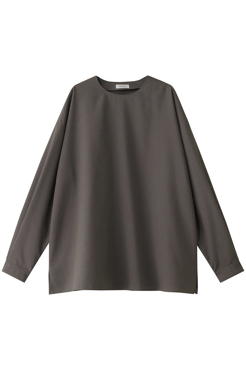 【ザ リラクス/THE RERACS / MEN】の【MEN】サイドジッププルオーバーシャツ インテリア・キッズ・メンズ・レディースファッション・服の通販 founy(ファニー) 　ファッション　Fashion　メンズファッション　Fashion for Men　トップス・カットソー　Cut & Sew Tops　メンズシャツ　Shirts　ショルダー　Shoulder, Shoulder Strap　ジップ　Zip, Zipper　スリット　Slit, Slit Detail　スリーブ　Sleeve, Long Sleeve / Short Sleeve　トレンド　Trend, Trending Now　ボトム　Bottoms, Lower Wear　リラックス　Relax, Relaxed Fit　ロング　Long, Long-Length　ガンメタルグレー|ID: prp329100003460842 ipo3291000000032857938