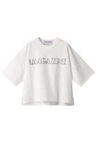 【サードマガジン/THIRD MAGAZINE】のTHIRD MAGAZINE ロゴTシャツ 人気、トレンドファッション・服の通販 founy(ファニー) ファッション Fashion レディースファッション Fashion for Women トップス・カットソー Cut & Sew Tops シャツ・ブラウス・オフィスカジュアル Elegant Blouses & Button-Ups ロングTシャツ・Tシャツ Longline T-Shirts & Tees カットソー・ベーシックTシャツ Cut-and-Sewn Tops / Stretch Tees & Basics おすすめ Recommended / Our Picks カットソー Cut and Sewn Top ショート Short, Short Length ジャケット Jacket, Outerwear スリーブ Sleeve, Long Sleeve / Short Sleeve バランス Balance, Style Balance プリント Print, Printed Pattern thumbnail ホワイト|ID: prp329100003463568 ipo3291000000035657373