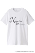 【クチュールドアダム/COUTURE D'ADAM】のサム・ハスキンス コラボTシャツ ホワイト(November girl)|ID: prp329100003468249 ipo3291000000032894536