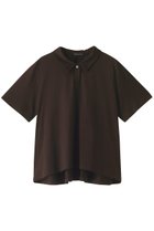 【ミズイロ インド/mizuiro ind】のA line polo shirt シャツ brown|ID: prp329100003470116 ipo3291000000026949887