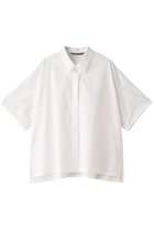 【ミズイロ インド/mizuiro ind】のstand collar shirt tunic チュニック off white|ID:prp329100003470117