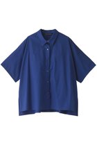 【ミズイロ インド/mizuiro ind】のstand collar shirt tunic チュニック blue|ID:prp329100003470117