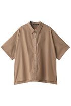 【ミズイロ インド/mizuiro ind】のstand collar shirt tunic チュニック beige|ID:prp329100003470117
