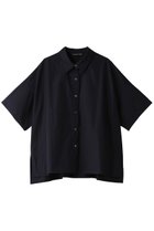【ミズイロ インド/mizuiro ind】のstand collar shirt tunic チュニック navyA|ID:prp329100003470117