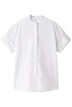 【コルピエロ/Col Pierrot】のスタンドカラー半袖シャツ ホワイト|ID:prp329100003470122
