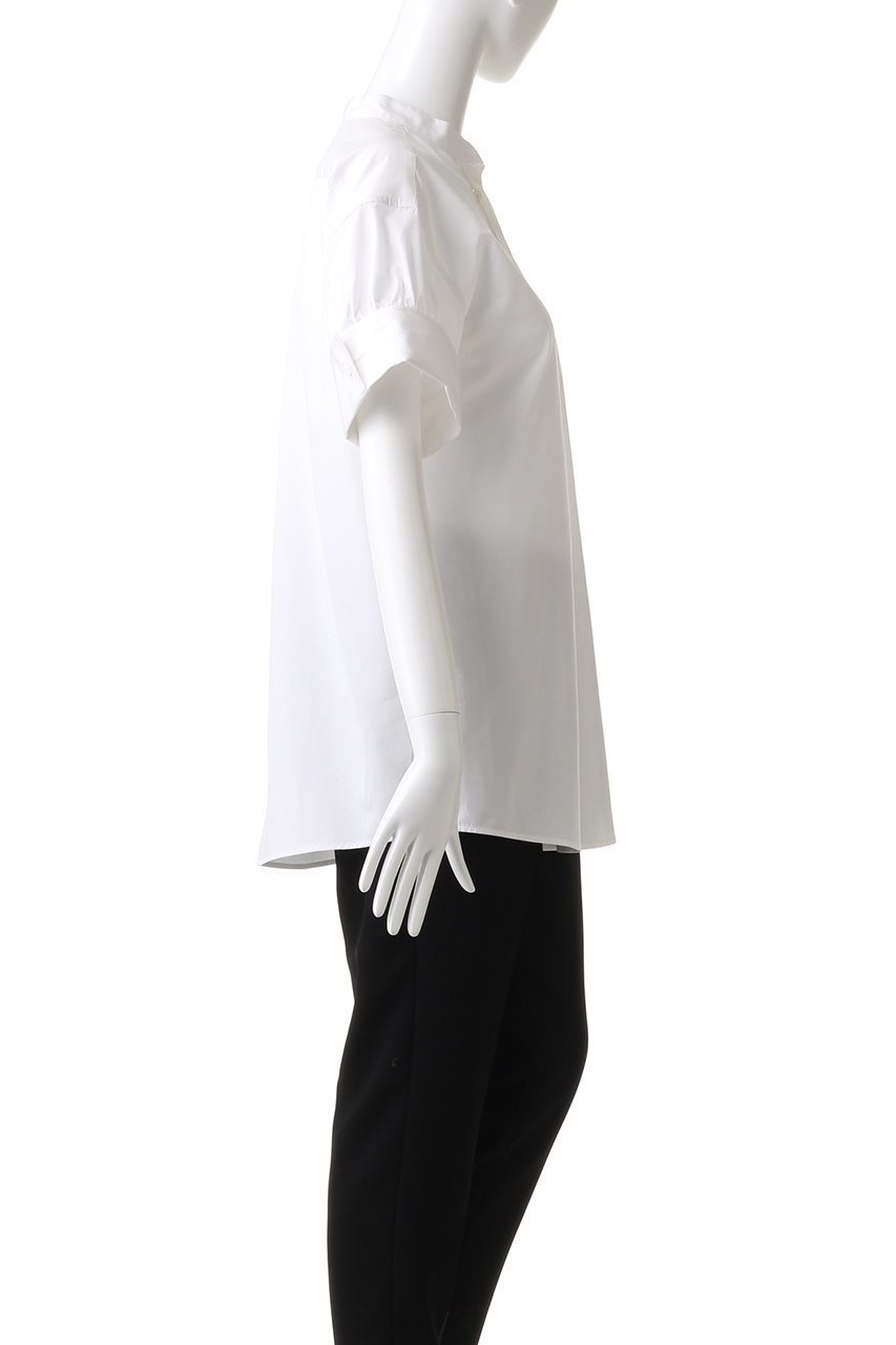 【コルピエロ/Col Pierrot】のスタンドカラー半袖シャツ 人気、トレンドファッション・服の通販 founy(ファニー) 　ファッション　Fashion　レディースファッション　WOMEN　トップス・カットソー　Tops/Tshirt　シャツ/ブラウス　Shirts/Blouses　ショート　Short　スタンド　Stand　スリーブ　Sleeve　半袖　Short Sleeve　other-3|ID: prp329100003470122 ipo3291000000031403160