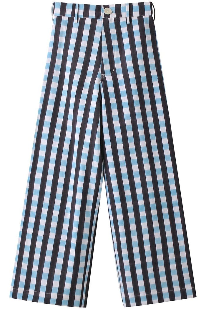 【エスゼット ブロックプリント/SZ Blockprints】のDISCO PANTS GINGHAM ワイドパンツ インテリア・キッズ・メンズ・レディースファッション・服の通販 founy(ファニー) https://founy.com/ ファッション Fashion レディースファッション WOMEN パンツ Pants 2024年 2024 2024-2025秋冬・A/W Aw/Autumn/Winter/Fw/Fall/2024-2025 A/W・秋冬 Aw・Autumn/Winter・Fw・Fall-Winter ギンガム Gingham クロップド Cropped チェック Check フェミニン Feminine ワイド Wide |ID: prp329100003474349 ipo3291000000027092561