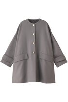 【マッキントッシュ/MACKINTOSH】のNEW HUMBIE ノーカラーメタルボタン 裏無地コート グレージュ|ID:prp329100003474385