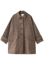 【マッキントッシュ/MACKINTOSH】のNEW HUMBIE ブラウンチェックコート 人気、トレンドファッション・服の通販 founy(ファニー) ファッション Fashion レディースファッション WOMEN アウター Coat Outerwear コート Coats A/W・秋冬 AW・Autumn/Winter・FW・Fall-Winter シンプル チェック ロング thumbnail ブラウンチェック|ID: prp329100003474389 ipo3291000000022978026