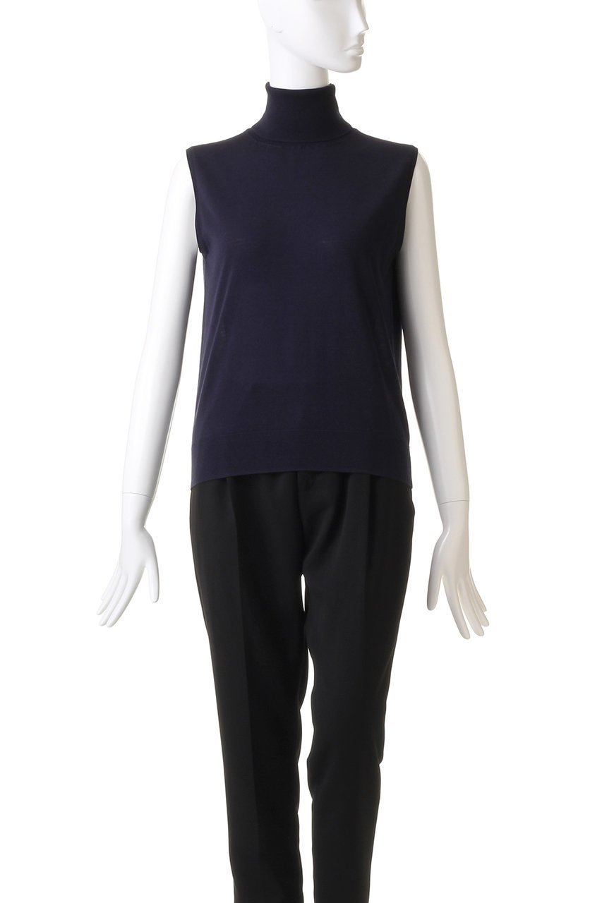 【エブール/ebure】のライトシルクコットン ハイネックノースリーブニットプルオーバー 人気、トレンドファッション・服の通販 founy(ファニー) ファッション Fashion レディースファッション Fashion for Women トップス・カットソー Cut & Sew Tops ニット Knit Tops & Sweaters キャミソール&ノースリーブ Camisoles & Sleeveless Tops カジュアルプルオーバー・ニットトップス Pullovers & Knit Tops / Casual Pullovers シルク Silk, 100% Silk エレガント 上品 Elegant 冬 Winter / This Winter 定番 Standard, Basic Item other-2|ID: prp329100003474396 ipo3291000000036032795