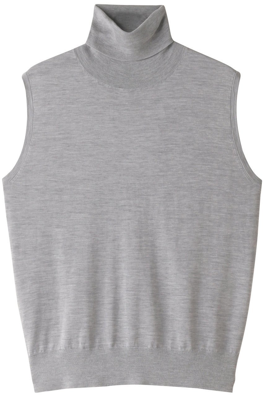 【エブール/ebure】のライトシルクコットン ハイネックノースリーブニットプルオーバー インテリア・キッズ・メンズ・レディースファッション・服の通販 founy(ファニー) ファッション Fashion レディースファッション Fashion for Women トップス・カットソー Cut & Sew Tops ニット Knit Tops & Sweaters キャミソール&ノースリーブ Camisoles & Sleeveless Tops カジュアルプルオーバー・ニットトップス Pullovers & Knit Tops / Casual Pullovers シルク Silk, 100% Silk エレガント 上品 Elegant 冬 Winter / This Winter 定番 Standard, Basic Item トップグレー|ID: prp329100003474396 ipo3291000000036898974