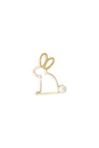 【アリータ/ALIITA】のLITTLE RABBIT WITH PEARL ピアス(左耳用) ホワイト|ID: prp329100003478466 ipo3291000000035763095