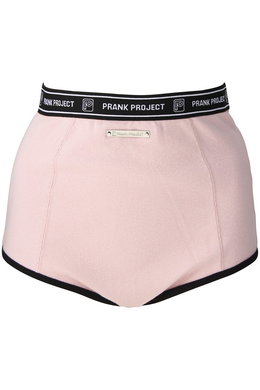 【プランク プロジェクト/PRANK PROJECT】のロゴバンドショーツ / Logo Band Shorts インテリア・キッズ・メンズ・レディースファッション・服の通販 founy(ファニー) ファッション Fashion レディースファッション Fashion for Women 下着・ランジェリー Lingerie & Intimates ショーツ・ランジェリー用ボトムス Panties / Briefs / Lingerie Bottoms インナー Innerwear ショーツ Shorts, Short Pants スポーティ Sporty, Casual Athletic テレコ Ribbed, Rib Stitch フロント Front, Front Design プレート Plate, Dish メタル Metal, Metal Parts ランジェリー Lingerie, Intimate Wear PNK(ピンク)|ID: prp329100003478483 ipo3291000000036147879