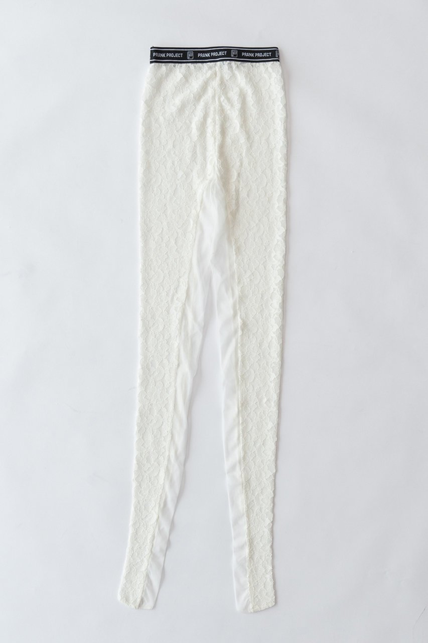 【プランク プロジェクト/PRANK PROJECT】のレースタイツ / Lace Tights インテリア・キッズ・メンズ・レディースファッション・服の通販 founy(ファニー) 　ファッション　Fashion　レディースファッション　Fashion for Women　タイツ＆レッグウェア&美脚効果　Tights & Sheer Legwear　レッグウェア・ストッキング　Legwear & Hosiery　おすすめ　Recommended / Our Picks　ストッキング　Stockings, Sheer Tights　スリット　Slit, Slit Detail　タイツ　Tights, Legwear　トレンド　Trend, Trending Now　フラワー　Flower, Floral　レース　Lace, Lace Fabric　今季　This Season, Current Season　WHT(ホワイト)|ID: prp329100003478485 ipo3291000000032851233