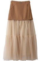 【プランク プロジェクト/PRANK PROJECT】のメタルドットチュールスカート / Metal Dot Tulle Skirt BGE(ベージュ)|ID: prp329100003478488 ipo3291000000035057483
