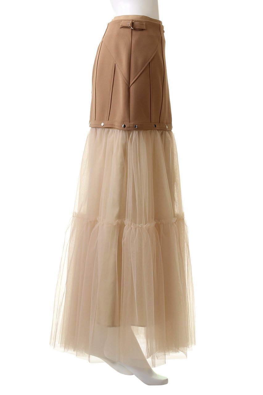 【プランク プロジェクト/PRANK PROJECT】のメタルドットチュールスカート / Metal Dot Tulle Skirt 人気、トレンドファッション・服の通販 founy(ファニー) 　ファッション　Fashion　レディースファッション　Fashion for Women　スカート　Skirts　ロングスカート　Long Skirts / Maxi & Midi Skirts　アシンメトリー　Asymmetrical Style　チュール　Tulip, Tulip Motif　ドッキング　Docking, Mixed Material　ドット　Polka Dot, Dot Pattern　フィット　Fit, Slim Fit　ペチコート　Petticoat, Underskirt　メッシュ　Mesh, Net Fabric　ロング　Long, Long-Length　other-3|ID: prp329100003478488 ipo3291000000035057485