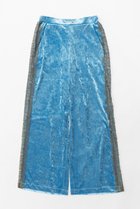 【プランク プロジェクト/PRANK PROJECT】のベロアレースパンツ / Velour Lace Pants BLU(ブルー)|ID:prp329100003478490