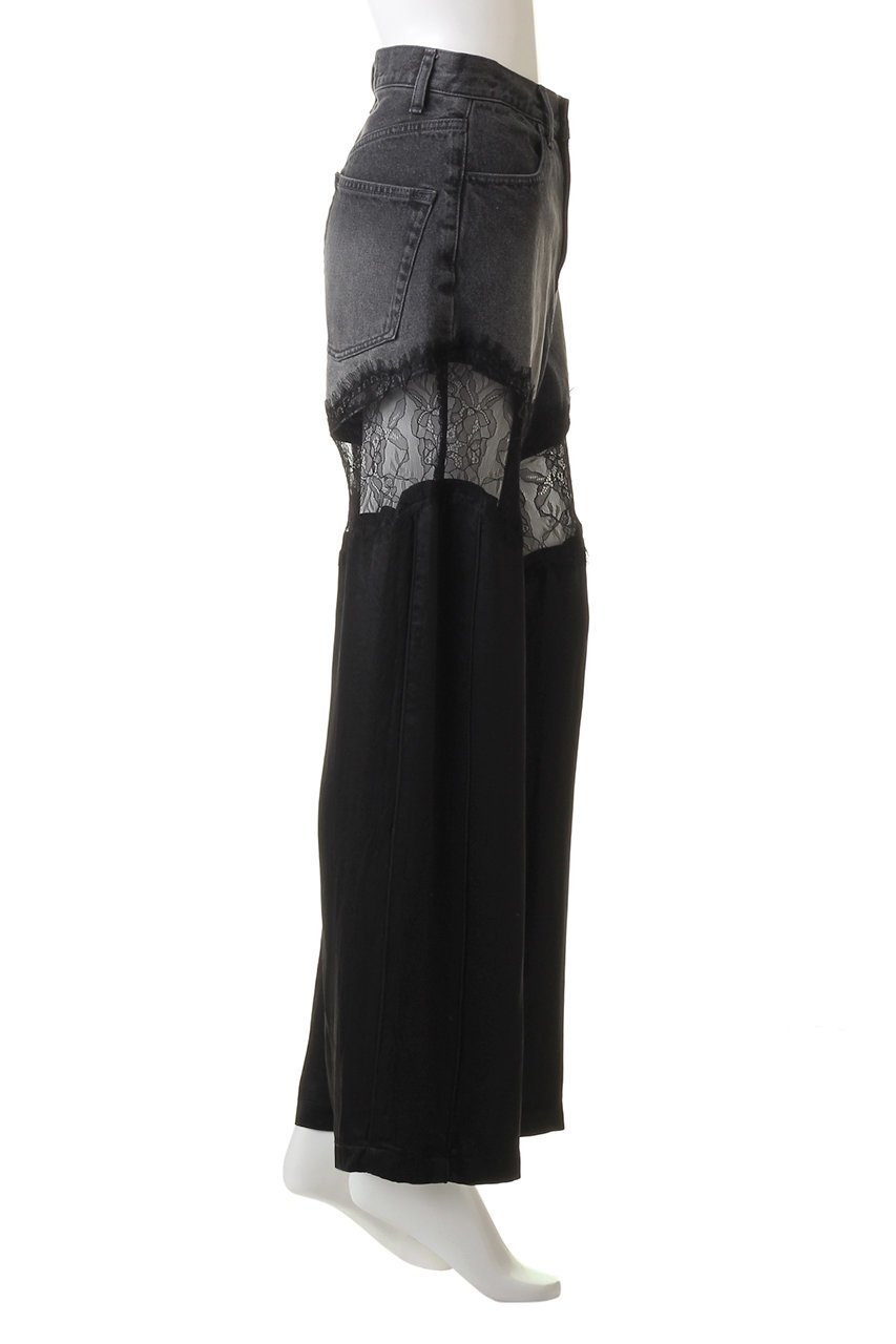 【プランク プロジェクト/PRANK PROJECT】のデニムレースブロッキングパンツ / Denim Lace Blocking Pants 人気、トレンドファッション・服の通販 founy(ファニー)  ファッション Fashion レディースファッション Fashion for Women パンツ Pants & Trousers デニムパンツ・ジーンズ・美脚デニム Denim Jeans & Pants 切替 Switching, Contrast Panel サテン Satin, Glossy Fabric シルク Silk, 100% Silk ストライプ Stripe, Striped Pattern ストレッチ Stretch, Stretchy Fabric タイツ Tights, Legwear デニム Denim, Jeans Material レース Lace, Lace Fabric 再入荷 Restock / Back in Stock エレガント 上品 Elegant other-3|ID: prp329100003478491 ipo3291000000034397199