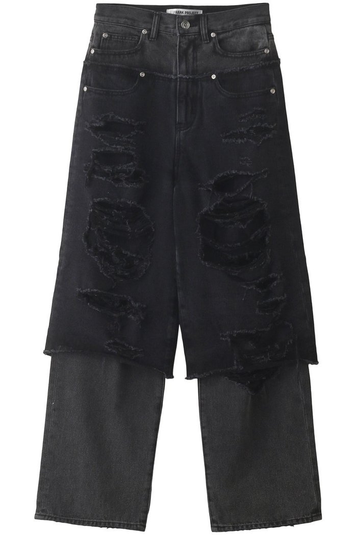 【プランク プロジェクト/PRANK PROJECT】のバイカラーダブルクラッシュデニム / Bicolor Double Crush Denim インテリア・キッズ・メンズ・レディースファッション・服の通販 founy(ファニー) https://founy.com/ ファッション Fashion レディースファッション Fashion for Women パンツ Pants & Trousers デニムパンツ・ジーンズ・美脚デニム Denim Jeans & Pants おすすめ Recommended / Our Picks クラッシュ Distressed, Crashed Style デニム Denim, Jeans Material ルーズ Loose, Oversized |ID: prp329100003478494 ipo3291000000032829516