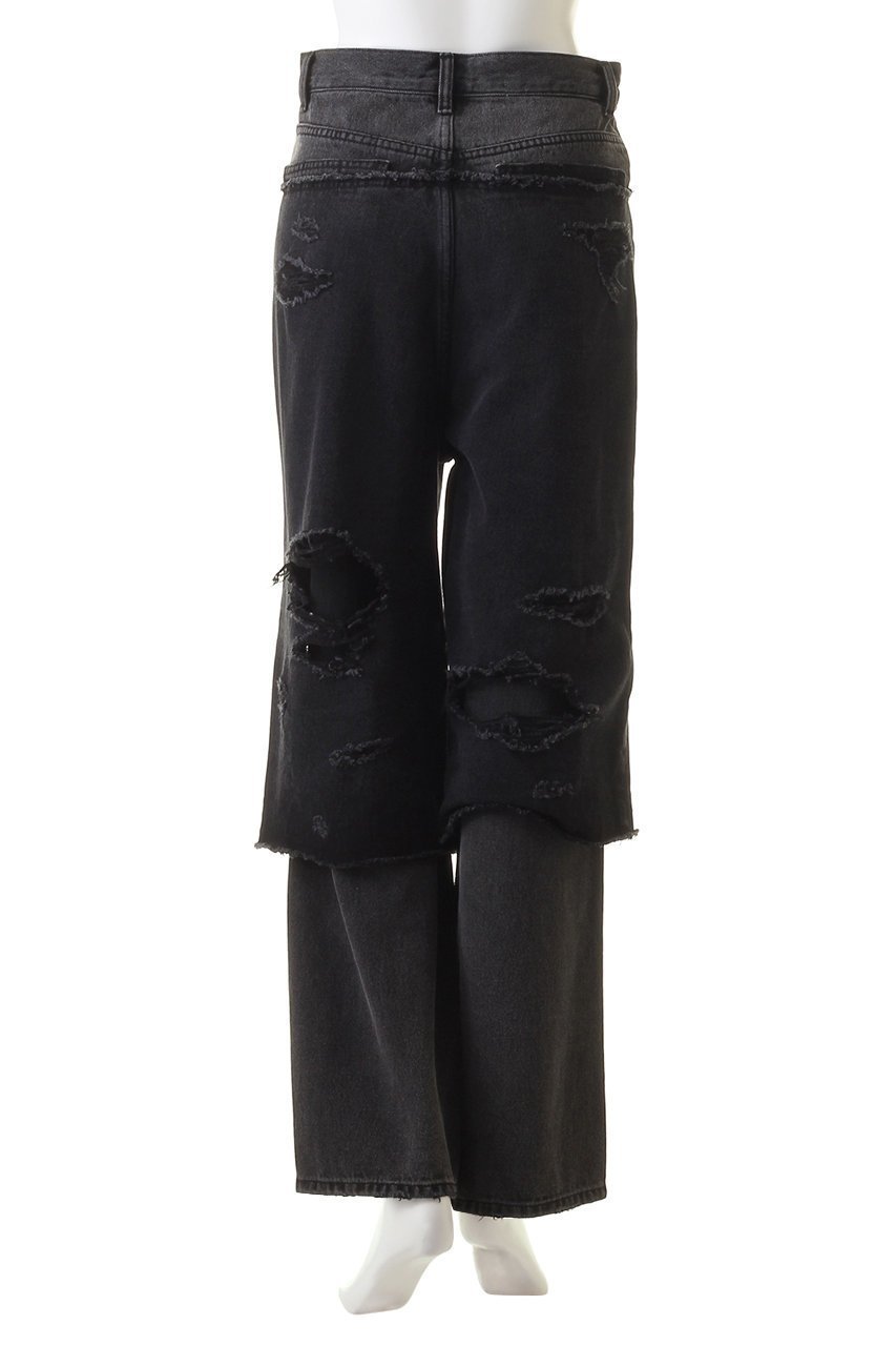 【プランク プロジェクト/PRANK PROJECT】のバイカラーダブルクラッシュデニム / Bicolor Double Crush Denim 人気、トレンドファッション・服の通販 founy(ファニー) 　ファッション　Fashion　レディースファッション　Fashion for Women　パンツ　Pants & Trousers　デニムパンツ・ジーンズ・美脚デニム　Denim Jeans & Pants　おすすめ　Recommended / Our Picks　クラッシュ　Distressed, Crashed Style　デニム　Denim, Jeans Material　ルーズ　Loose, Oversized　other-4|ID: prp329100003478494 ipo3291000000032829521