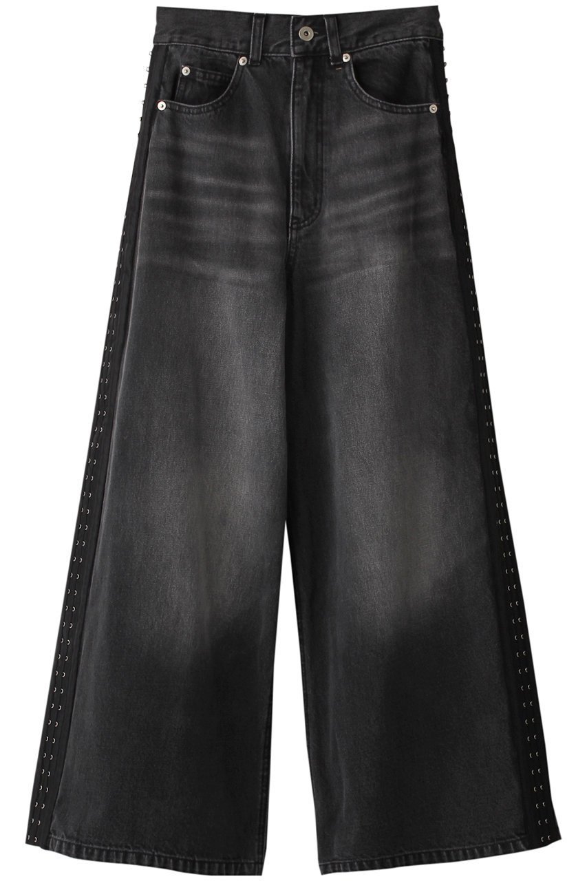 【プランク プロジェクト/PRANK PROJECT】のサイドホックデニム / Side Hook Denim インテリア・キッズ・メンズ・レディースファッション・服の通販 founy(ファニー) 　ファッション　Fashion　レディースファッション　Fashion for Women　パンツ　Pants & Trousers　デニムパンツ・ジーンズ・美脚デニム　Denim Jeans & Pants　おすすめ　Recommended / Our Picks　デニム　Denim, Jeans Material　BLK(ブラック)|ID: prp329100003478497 ipo3291000000034980768