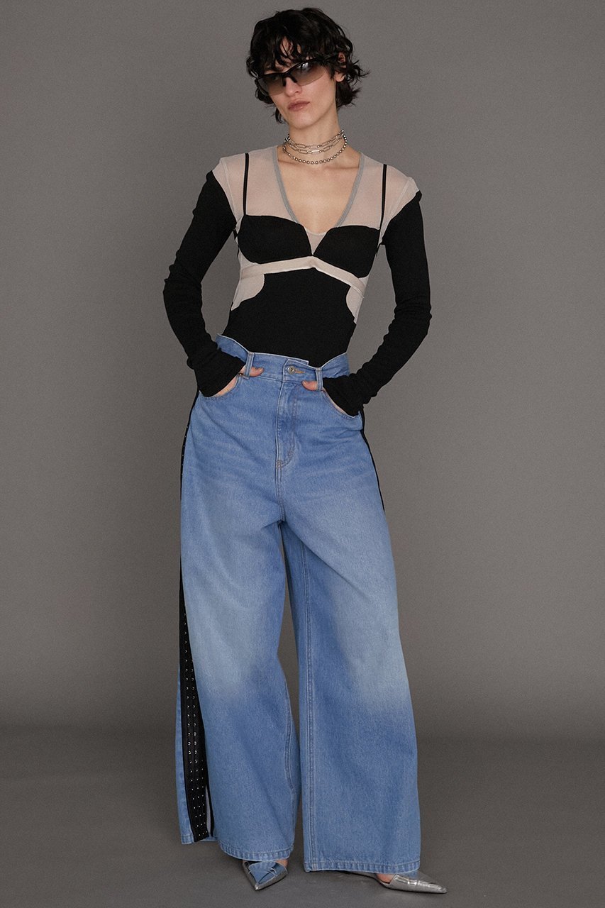 【プランク プロジェクト/PRANK PROJECT】のサイドホックデニム / Side Hook Denim 人気、トレンドファッション・服の通販 founy(ファニー) 　ファッション　Fashion　レディースファッション　Fashion for Women　パンツ　Pants & Trousers　デニムパンツ・ジーンズ・美脚デニム　Denim Jeans & Pants　おすすめ　Recommended / Our Picks　デニム　Denim, Jeans Material　other-6|ID: prp329100003478497 ipo3291000000034980775