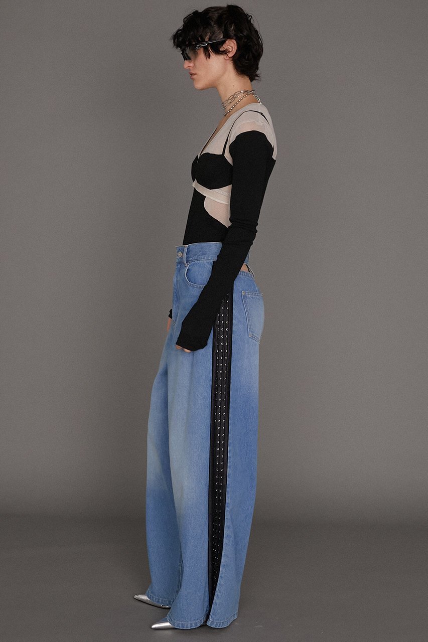 【プランク プロジェクト/PRANK PROJECT】のサイドホックデニム / Side Hook Denim 人気、トレンドファッション・服の通販 founy(ファニー) 　ファッション　Fashion　レディースファッション　Fashion for Women　パンツ　Pants & Trousers　デニムパンツ・ジーンズ・美脚デニム　Denim Jeans & Pants　おすすめ　Recommended / Our Picks　デニム　Denim, Jeans Material　other-7|ID: prp329100003478497 ipo3291000000034980776