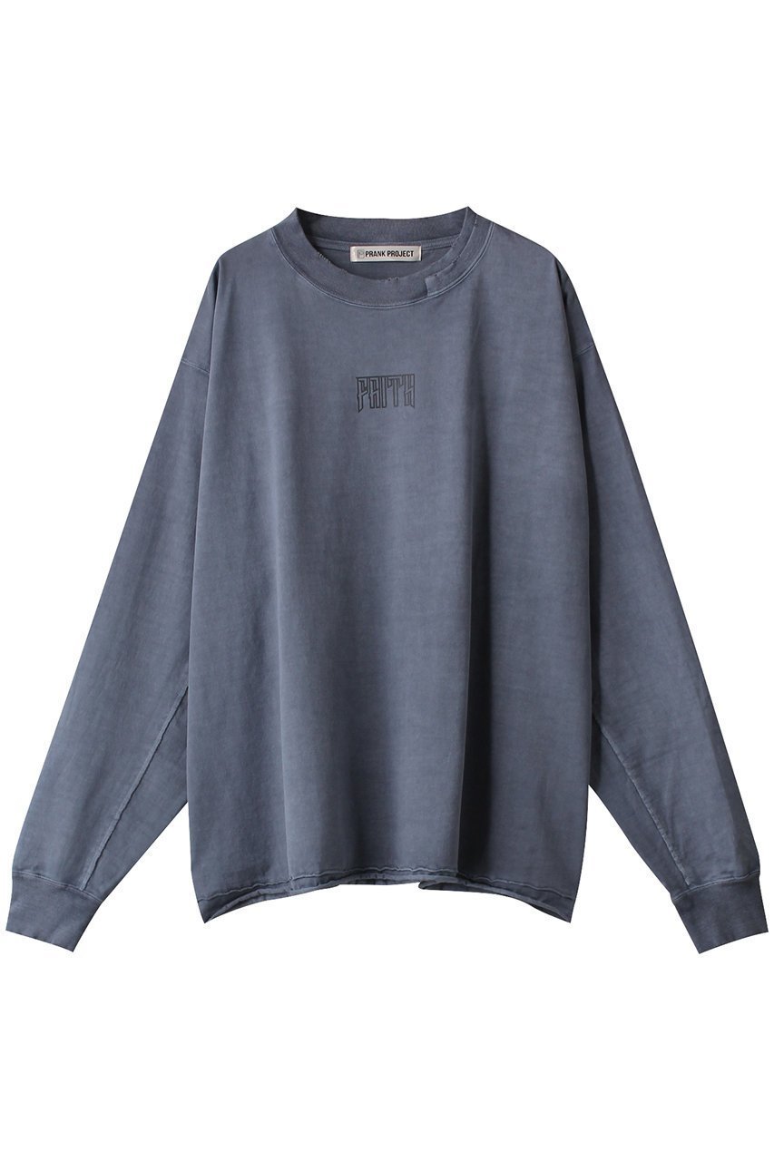 【プランク プロジェクト/PRANK PROJECT】のFAITHロンTEE / FAITH Long Sleeve Tee インテリア・キッズ・メンズ・レディースファッション・服の通販 founy(ファニー) 　ファッション　Fashion　レディースファッション　WOMEN　トップス・カットソー　Tops/Tshirt　キャミソール / ノースリーブ　No Sleeves　シャツ/ブラウス　Shirts/Blouses　ロング / Tシャツ　T-Shirts　カットソー　Cut and Sewn　キャミソール　Camisole　タンク　Tank　ダメージ　Damage　プリント　Print　再入荷　Restock/Back In Stock/Re Arrival　BLU(ブルー)|ID: prp329100003478500 ipo3291000000029771705