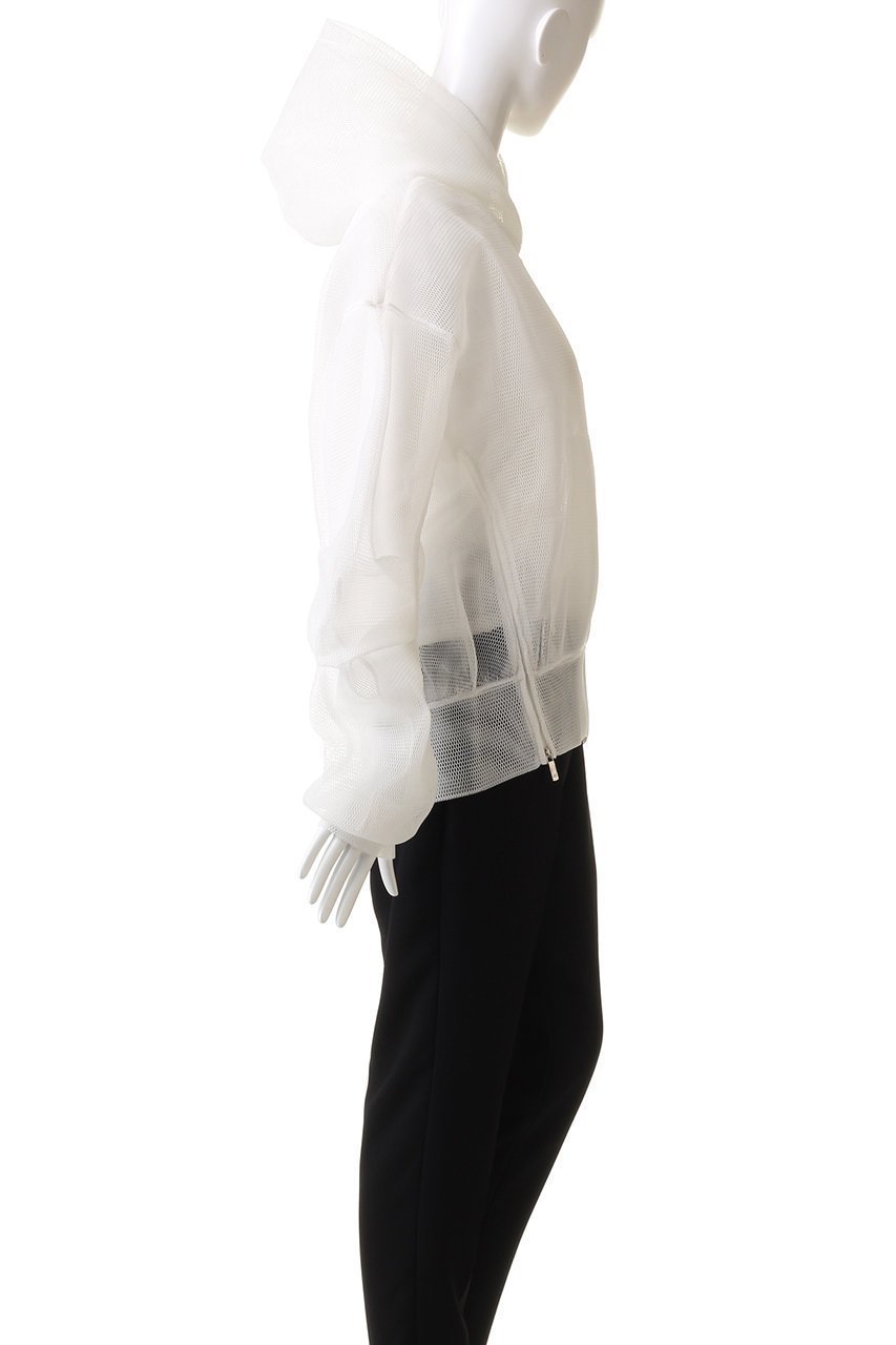 【プランク プロジェクト/PRANK PROJECT】のダブルフェイスメッシュオーバーフーディ / Double Face Mesh Over Hoodie 人気、トレンドファッション・服の通販 founy(ファニー) ファッション Fashion レディースファッション Fashion for Women トップス・カットソー Cut & Sew Tops シャツ・ブラウス・オフィスカジュアル Elegant Blouses & Button-Ups レディースパーカー・カジュアルフーディー Casual Hoodies & Sweatshirts ロングTシャツ・Tシャツ Longline T-Shirts & Tees スウェット・クルーネックトップス Sweatshirts & Crewnecks / Relaxed Fit Sweat Tops カットソー・ベーシックTシャツ Cut-and-Sewn Tops / Stretch Tees & Basics インナー Innerwear シアー Sheer, See-Through スリット Slit, Slit Detail チュール Tulip, Tulip Motif メッシュ Mesh, Net Fabric other-3|ID: prp329100003478503 ipo3291000000032940274